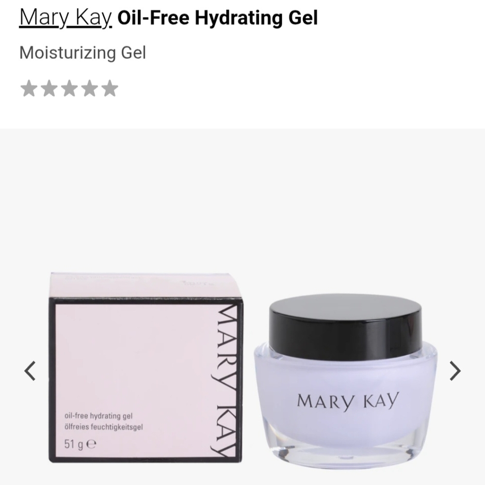 Mary Kay Oil Free Hydrating Gel 1.8oz/51g